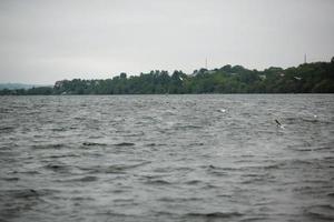 Cloudy day and water photo