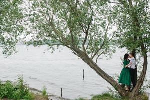 Couple together portrait photo