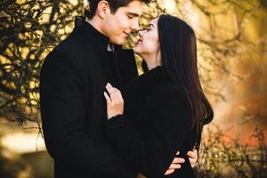 Couple together portrait photo