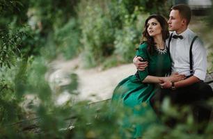 Couple together portrait photo