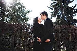 Couple outdoor portrait photo