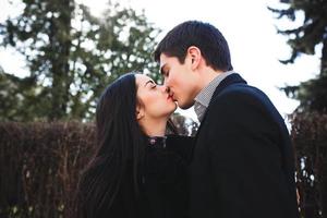 Couple outdoor portrait photo