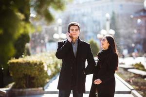 Couple together portrait photo