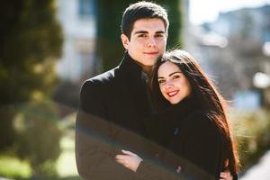 Couple together portrait photo