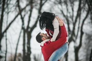 Couple together portrait photo