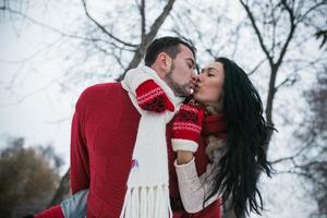 Couple together portrait photo