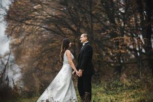 Outdoor couple portrait photo