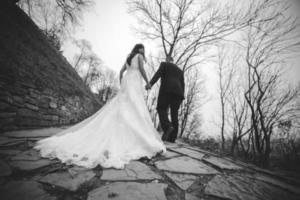 Outdoor couple portrait photo