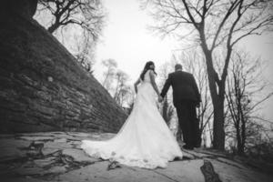 Outdoor couple portrait photo