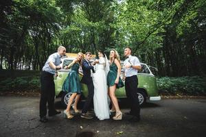 Bridal party view photo