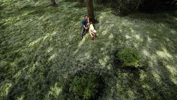Couple together view photo