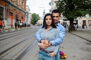 Couple in city photo