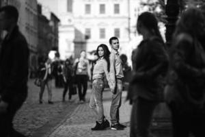 Couple in city photo