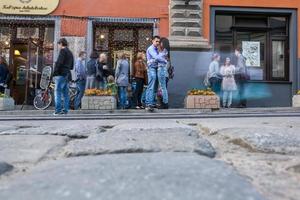 Couple in city photo