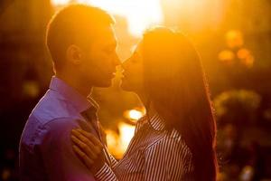 Couple together view photo