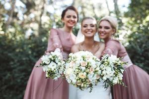 Bridal party portrait photo