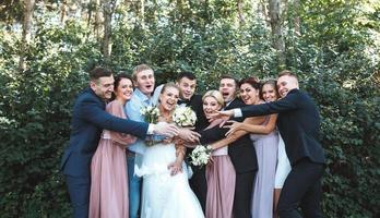 Bridal party portrait photo