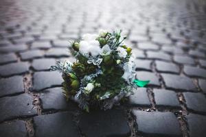 ramo de flores de boda foto