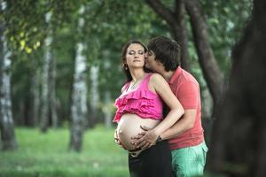 Couple pregnancy portrait photo