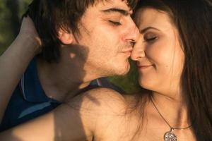 Couple outdoor portrait photo