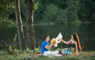 Couple pregnancy portrait photo