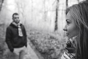 retrato de pareja al aire libre foto