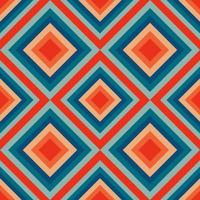 Vintage aestethic pattern with triangles in the style of the 70s and 60 photo