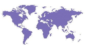 World map template with continents, North and South America, Europe and Asia, Africa and Australia png
