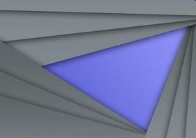 geometric triangle abstract background in gray and violet color.Design for cards, brochures, banners. photo