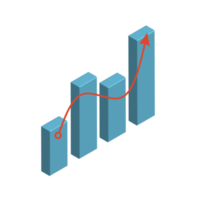 Bar chart infographic png