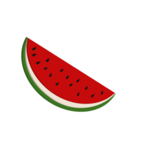 Water melon slice fruit png