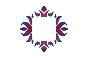 design de borda de ornamento com tema de fogo png
