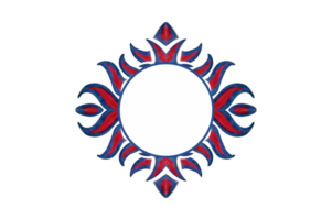 design de borda de ornamento com tema de fogo png