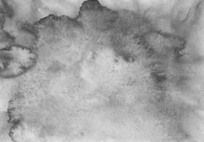 textura de fondo blanco y negro acuarela. superposición monocromática antigua abstracta acuarela. manchas en papel. foto