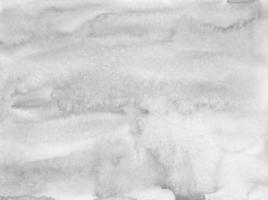 textura de fondo gris claro y blanco acuarela. manchas monocromáticas en la superposición de fondo de papel. pintura de acuarela abstracta moderna. foto