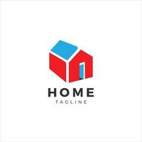 Simple Abstract House Real Logo Sign Symbol Icon vector