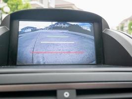 Vista trasera del coche cámara de vídeo pantalla monitor foto
