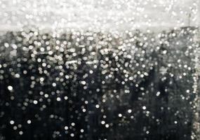 Raindrops on the window. photo
