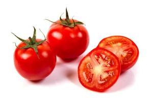 tomate aislado foto