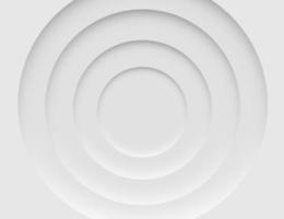 white circle simple and clean abstract background. 3d render photo