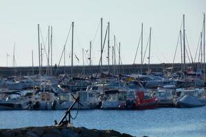 Sant Feliu de Guixols town on the Costa Brava, Spain photo