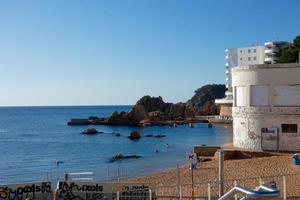 ciudad de sant feliu de guixols en la costa brava, españa foto