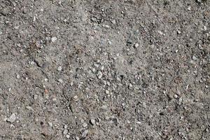 Detailed close up view on a brown sand ground texture photo