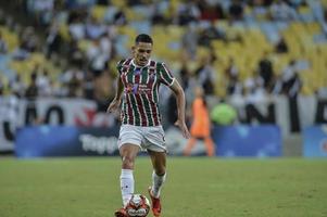 rio, brasil - 30 de marzo de 2018 - jugador de gilberto en el partido entre fluminense y vasco por la semifinal del campeonato carioca en el estadio maracana foto