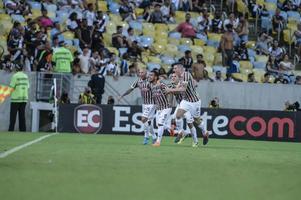 rio, brasil - 30 de marzo de 2018 - jugador sornoza en el partido entre fluminense y vasco por el campeonato carioca semifinal en el estadio maracana foto