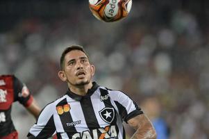 Rio, Brazil - march 03, 2018 -  Leandro Carvalho player in match between Flamengo and Botafogo by the Carioca Championship in Nilton Santos Stadium photo