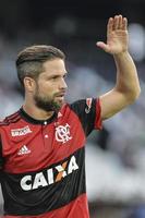 rio, brasil - 3 de marzo de 2018 - jugador de diego en el partido entre flamengo y botafogo por el campeonato carioca en el estadio nilton santos foto