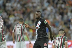 Rio, Brazil - march 30, 2018 -  Riascos player in match between Fluminense and Vasco by the semifinal Carioca Championship in Maracana Stadium photo