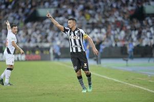 Rio, Brazil - april 01, 2018 -  Rodrigo Lindoso player in match between Botafogo and Vasco by the Carioca Championship in Nilton Santos Stadium photo