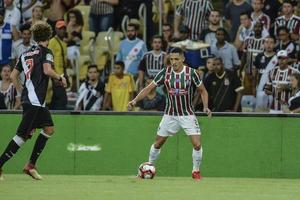 rio, brasil - 30 de marzo de 2018 - jugador de gilberto en el partido entre fluminense y vasco por la semifinal del campeonato carioca en el estadio maracana foto